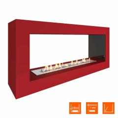 Fireplace Steelheat FRAME ONE 1000 красный Стемалит