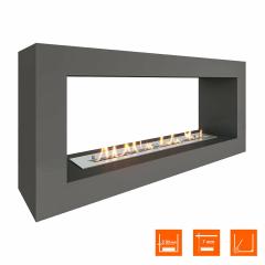 Fireplace Steelheat FRAME ONE 1000 серый Стандарт