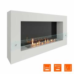Fireplace Steelheat WALL GRAND 1200 Стекло Стемалит
