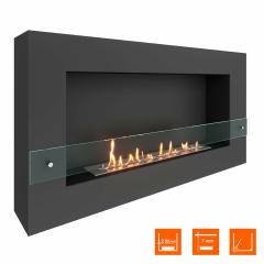 Fireplace Steelheat WALL GRAND 1200 Стекло