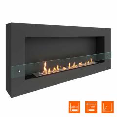 Fireplace Steelheat WALL GRAND 1500 Стекло