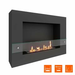 Fireplace Steelheat WALL GRAND 900 Стекло