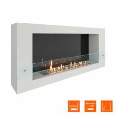 Fireplace Steelheat WALL LONG 1200 Стекло Стемалит