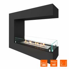 Fireplace Steelheat GRAND 800 Стекло