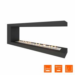 Fireplace Steelheat LONG 1500 Стандарт