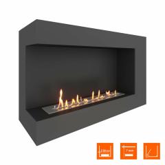 Fireplace Steelheat GRAND 1000 левый Стандарт