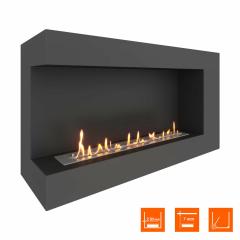 Fireplace Steelheat GRAND 1100 левый Стандарт