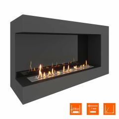Fireplace Steelheat GRAND 1100 левый Стемалит