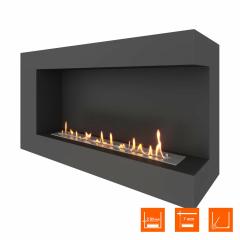 Fireplace Steelheat GRAND 1100 правый Стандарт