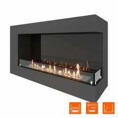 Fireplace Steelheat GRAND 1100 правый Стекло Стемалит