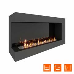Fireplace Steelheat GRAND 1200 левый Стемалит