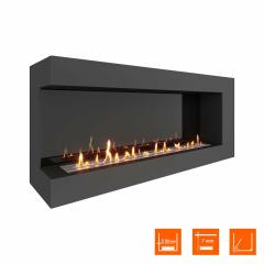 Fireplace Steelheat GRAND 1400 левый Стемалит