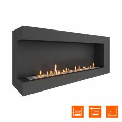 Fireplace Steelheat GRAND 1500 левый Стандарт