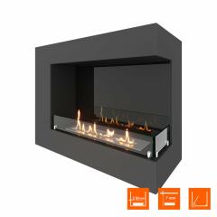 Fireplace Steelheat GRAND 800 правый Стекло Стемалит