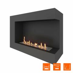 Fireplace Steelheat GRAND 900 правый Стандарт