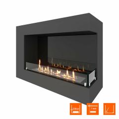 Fireplace Steelheat GRAND 900 правый Стекло Стемалит