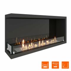 Fireplace Steelheat 1000 левый Стекло Стемалит