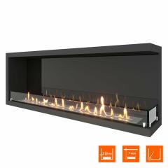 Fireplace Steelheat 1300 правый Стекло Стемалит