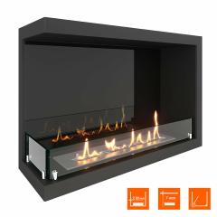 Fireplace Steelheat 700 левый Стекло Стемалит