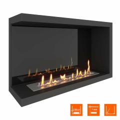 Fireplace Steelheat 800 левый Стемалит