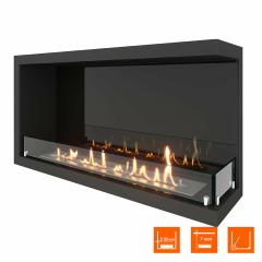 Fireplace Steelheat 900 правый Стекло Стемалит