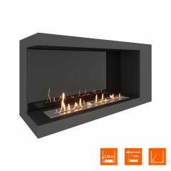 Fireplace Steelheat LONG 1000 левый Стемалит