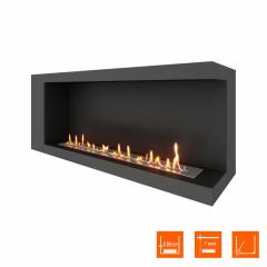 Fireplace Steelheat LONG 1200 правый Стандарт