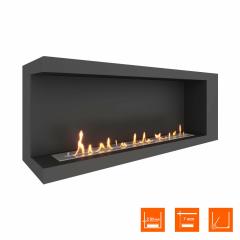 Fireplace Steelheat LONG 1300 левый Стандарт