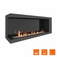 Fireplace Steelheat LONG 1300 левый Стемалит