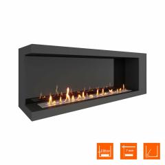 Fireplace Steelheat LONG 1400 левый Стемалит