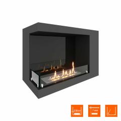 Fireplace Steelheat LONG 700 левый Стекло Стемалит