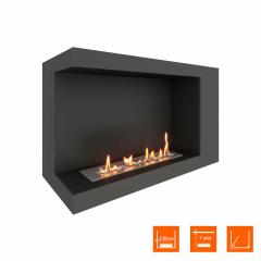 Fireplace Steelheat LONG 800 левый Стандарт