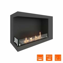 Fireplace Steelheat LONG 800 левый Стекло