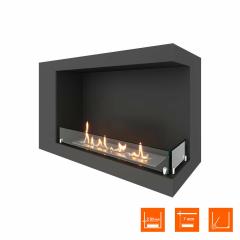 Fireplace Steelheat LONG 800 правый Стекло
