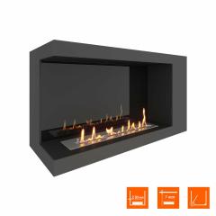 Fireplace Steelheat LONG 900 левый Стемалит