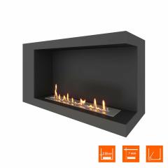Fireplace Steelheat LONG 900 правый Стандарт