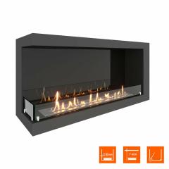 Fireplace Steelheat ONE 1100 левый Стекло Стемалит
