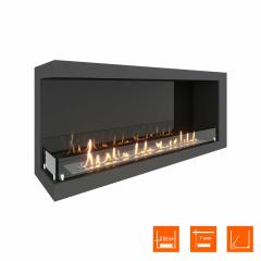 Fireplace Steelheat ONE 1200 левый Стекло Стемалит