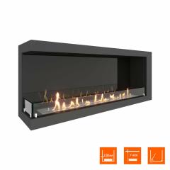 Fireplace Steelheat ONE 1300 левый Стекло Стемалит