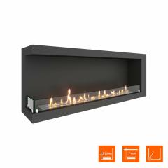 Fireplace Steelheat ONE 1400 левый Стекло