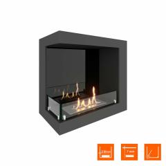 Fireplace Steelheat ONE 600 левый Стекло Стемалит