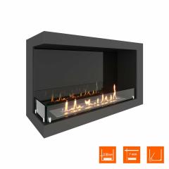 Fireplace Steelheat ONE 900 левый Стекло Стемалит