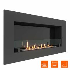 Fireplace Steelheat GRAND 1200 Стекло Стемалит