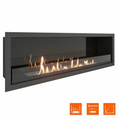 Fireplace Steelheat 1000 Small Стекло Стемалит