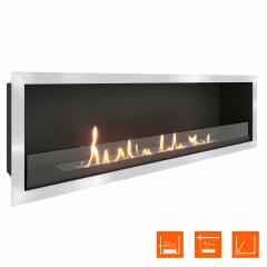 Fireplace Steelheat LEADER-SH 1000 Small Стекло