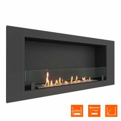 Fireplace Steelheat LONG 1200 Стекло