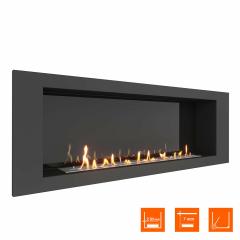 Fireplace Steelheat LONG 1500 Стемалит