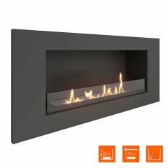 Fireplace Steelheat LONG 900 Small Стекло