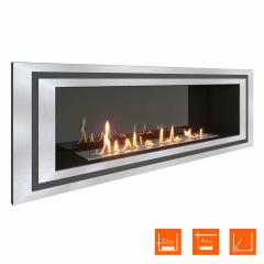 Fireplace Steelheat LONG-D 1200 Small Стемалит