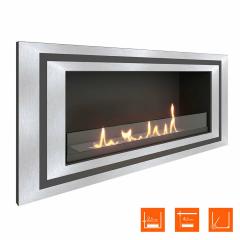 Fireplace Steelheat LONG-D 900 Small Стекло